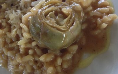 Risoto de alcachofrinhas