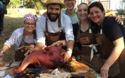 Molho “boudin noir” e os porcadeiros no Girassol