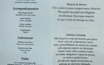 Preparei uma versão íntima do projeto de degustar e sonhar