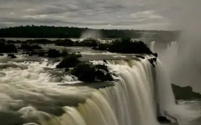 À beira das cataratas, um banquete brasileiro